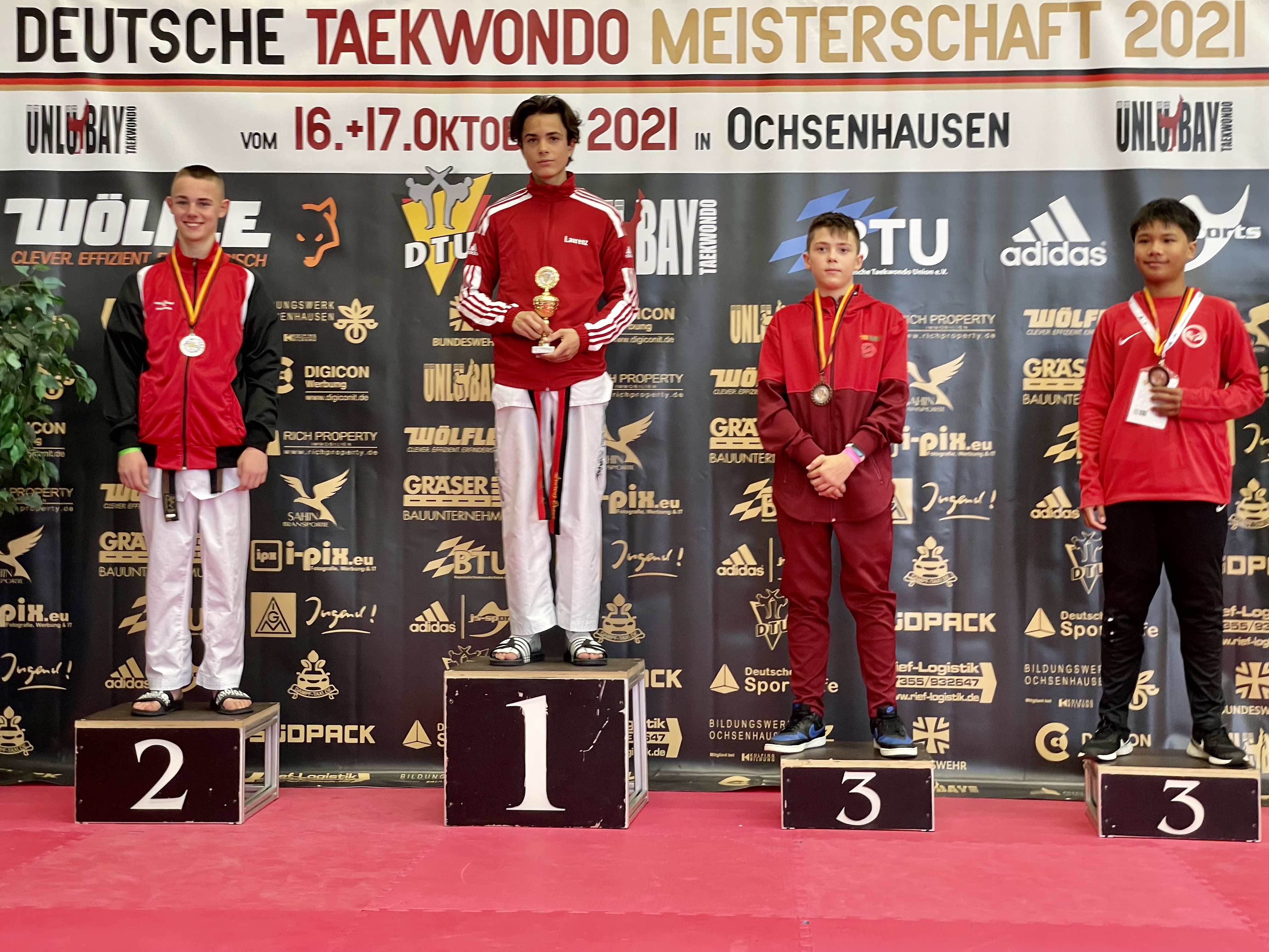 Deutscher Meistertitel im Taekwondo für Laurenz Braun